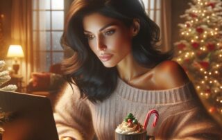 AI woman writer