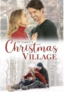It takes a Christmas village poster.